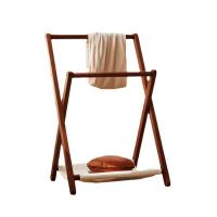 Beech wood foldable & Multifunction Clothes Hanging Rack PC
