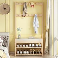 Pine Multifunction Clothes Hanging Rack  PC