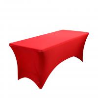 Polyester Table Cloth dustproof & flexible plain dyed Solid PC
