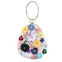 Polyester Handbag with chain floral PC