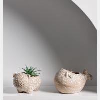 Keramik Blumentopf, Handgefertigt,  Stück