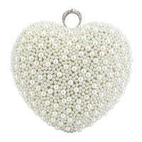 Plastic Pearl Clutch Bag with chain PC
