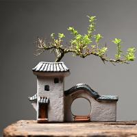 Ceramics Creative Landscape Ornaments for home decoration handmade PC