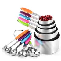 Stainless Steel Measuring Spoon Cup Set multiple pieces Set