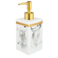 Resin Soap Bottle durable plated Marbling PC