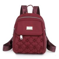 Oxford Backpack soft surface & embroidered geometric PC