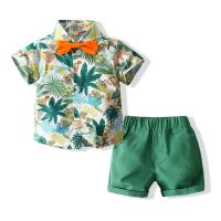 Cotton Slim Boy Clothing Set for boy & two piece suspender pant & top Set