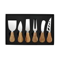 Wooden & Stainless Steel Cheese Knife Set multiple pieces Set