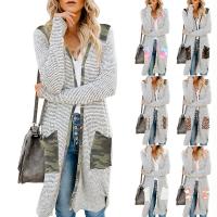 Wool Women Long Cardigan mid-long style & loose knitted Solid PC