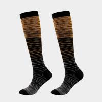 Nylon Compression Socks & sweat absorption & unisex & breathable printed striped Pair