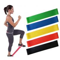 TPE-Thermoplastic Elastomer Resistance Bands for sport & flexible Solid mixed colors Set