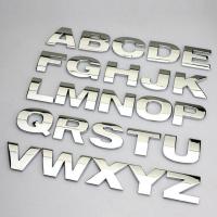 Aluminium Fahrzeug 3D Aufkleber, mehr Farben zur Auswahl,  Stück