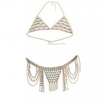 Acrylic Multilayer Body Chain for women PC