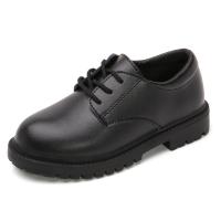 Microfiber PU Synthetic Leather velcro Children Leather Shoes & anti-skidding Solid Pair