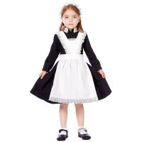 Cotton Children Maid Set & three piece dress & apron Set