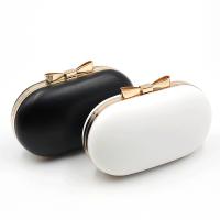 PU Leather Evening Party Clutch Bag Satin Solid PC
