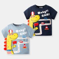 Algodón Camiseta chico, impreso, Dinosaurio, más colores para elegir,  trozo