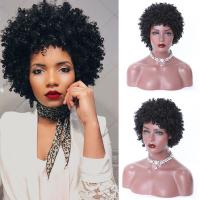 High Temperature Fiber can be permed and dyed & Wavy Wig for women black Box