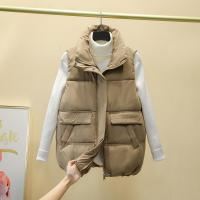 Polyester Women Vest & loose & thermal Solid PC