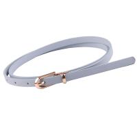 PU Leather Easy Matching Fashion Belt flexible length Zinc Alloy gold color plated Solid PC