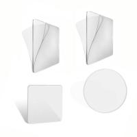 El plastico Pegatinas de doble cara para paredes, transparente, 60PCs/Mucho,  Mucho