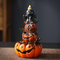 Halloween Pumpkin Backflow Burner for home decoration handmade PC