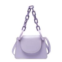 PU Leather Box Bag Crossbody Bag attached with hanging strap Solid PC