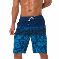 Polyester Shorts de plage pour hommes Imprimé Camouflage pièce