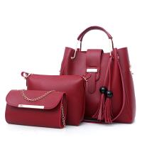 PU Leather Bag Suit large capacity & soft surface Solid PC