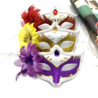 Plastic Het Masker van Halloween Handgemaakte meer kleuren naar keuze stuk