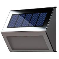 Acero inoxidable & PC-policarbonato Luz solar del sensor de movimiento, negro, 2PCs/Mucho,  Mucho