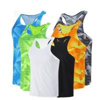 Polyester Quick Dry Athletic Tank Top & loose & breathable Solid PC