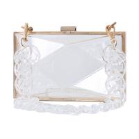 Acrylic Handbag with chain & transparent PC