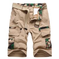 Cotton Men Cargo Shorts & loose printed camouflage PC