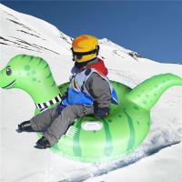 PVC Inflatable Snow Tube portable green PC