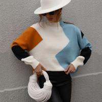 Poliamida & Acrílico & Poliéster Suéter Mujer, geométrico, más colores para elegir,  trozo