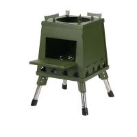 Stainless Steel foldable Outdoor Stoves portable & stretchable Solid PC