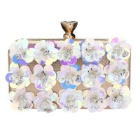 Satin Clutch Bag with chain PC