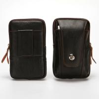 Cowhide Cell Phone Bag Mini & portable Solid PC