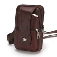 Leather Cell Phone Bag Mini & portable Solid PC