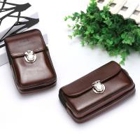 PU Leather Cell Phone Bag portable Solid PC