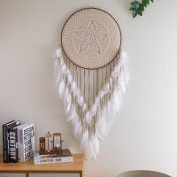 Velveteen & Feather & Iron Dream Catcher Hanging Ornaments for home decoration handmade PC