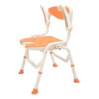 Aluminium Alloy adjustable & foldable Bathing Chair anti-skidding orange PC