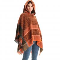Polyester Tassels Scarf and Shawl thermal striped PC