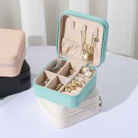 PU Leather Jewelry Storage Case dustproof & portable PC