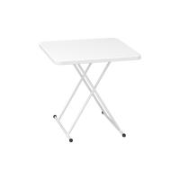 Hdpe & Stahlrohr Faltbarer Tisch, Solide, Weiß,  Stück