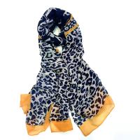Plachetní tkanina Dámské šátek Stampato Leopard kus