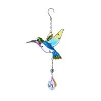 Glas & Ijzer Hangende Decoratie Handgemaakte vogelpatroon meer kleuren naar keuze stuk