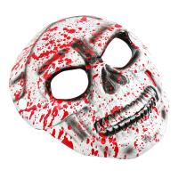 PU-Schaum Halloween-Maske, schlicht gefärbt, Solide, rot und weiß,  Stück