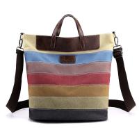 Canvas Handbag soft surface & attached with hanging strap patchwork PC